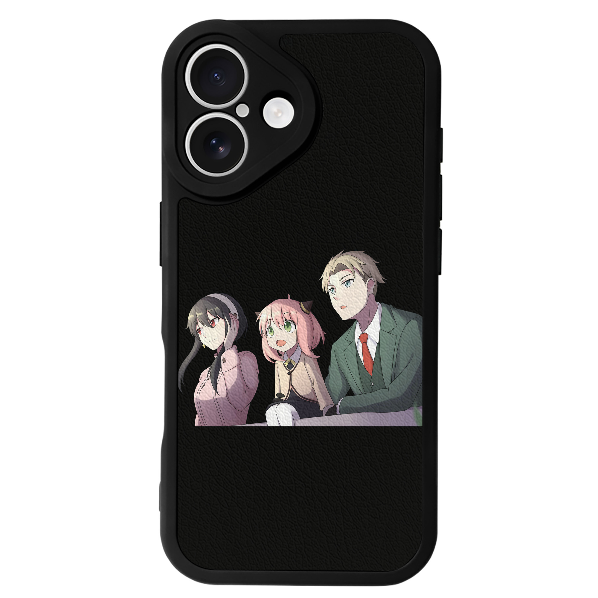 （画像用） SPY×FAMILY间谍家家酒 【iPhone 16シリーズ対応】シリコンスマホケース（レザー調） 材質：シリコン